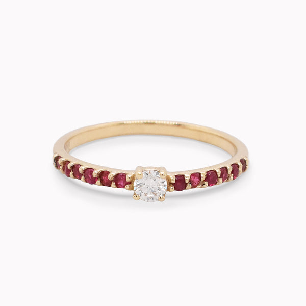 Diamond & Ruby Ring