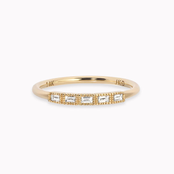 Diamond Baguette Legato Ring