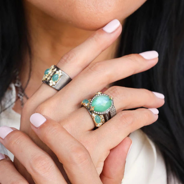 Emerald Crivelli Statement Ring