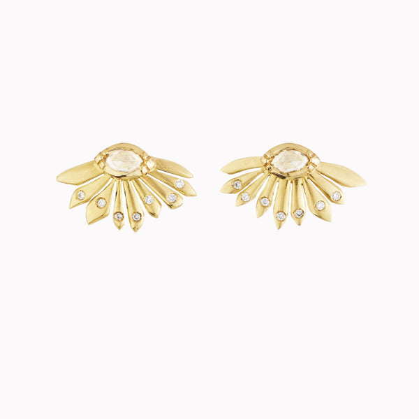 Daisy Dewdrop Diamond Studs