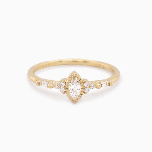 Diamond Marquise Poeme Ring