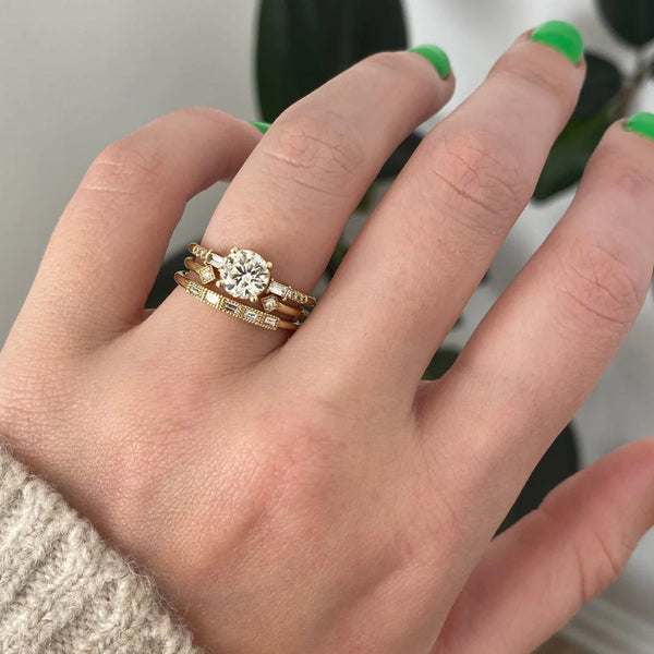 Diamond Baguette Legato Ring