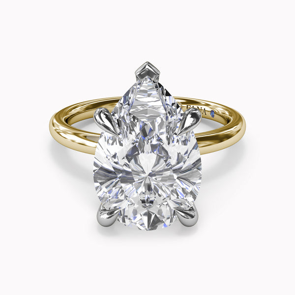 Five Prong Solitaire Engagement Ring Setting