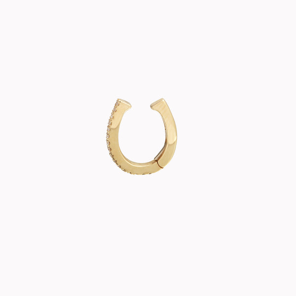 Pavé Diamond Horseshoe Ear Cuff