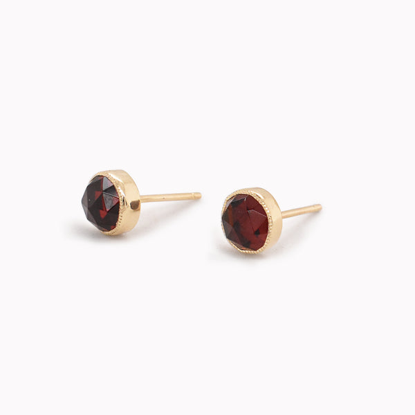 Juicy Garnet Studs