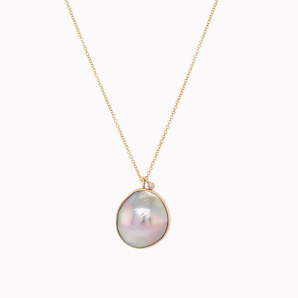 Mabe Pearl Juicy Freeform Necklace