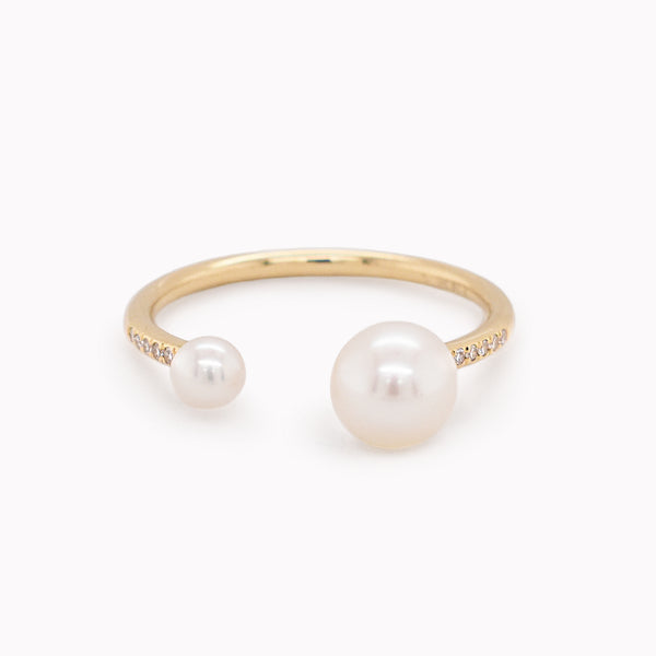 Open Pearl Cuff Ring